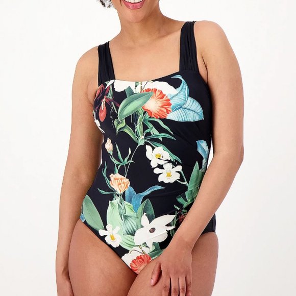 Jantzen Glamour One-Piece Swimsuit with Adjustable Straps  7029 - Picture 1 of 1